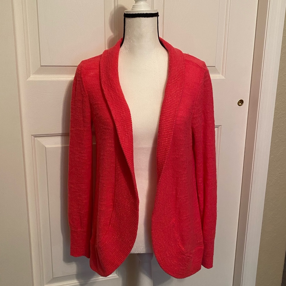 Lilly Pulitzer Amelie Open Front Sweater L